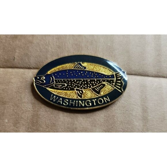 WASHINGTON FISH TRAVEL PIN (p79 - Picture 4 of 4